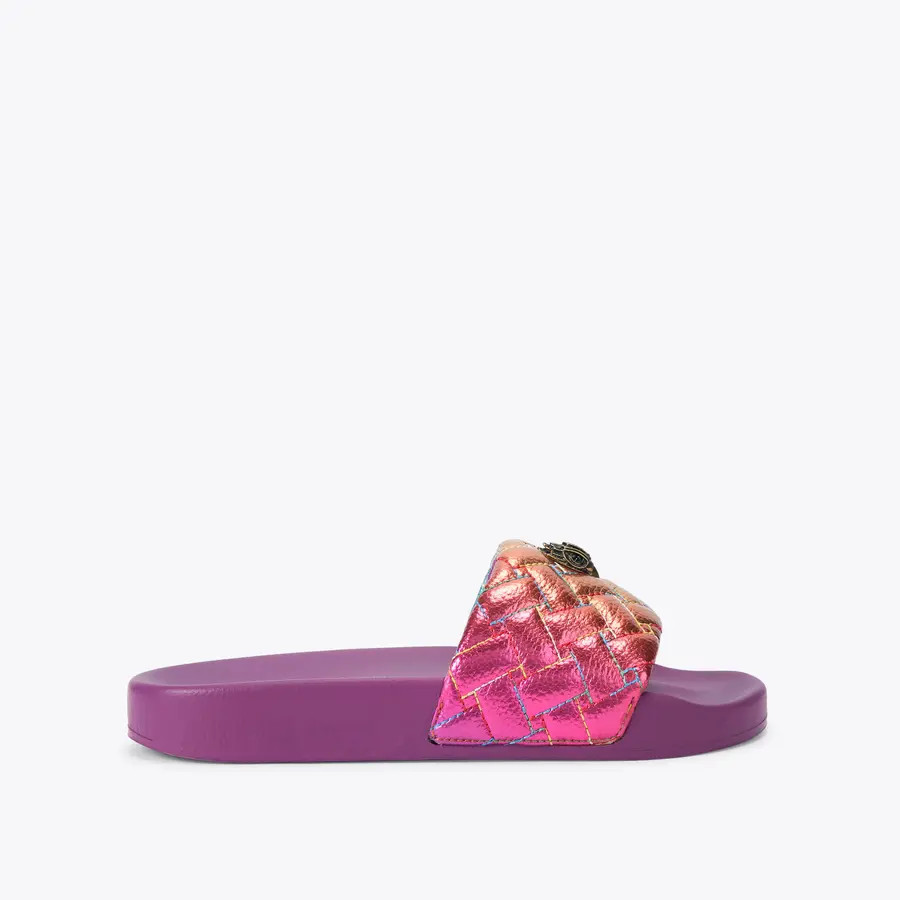 MEENA EAGLE Ombre Metallic Slide On Sandal by Kurt Geiger London | Kurt Geiger US