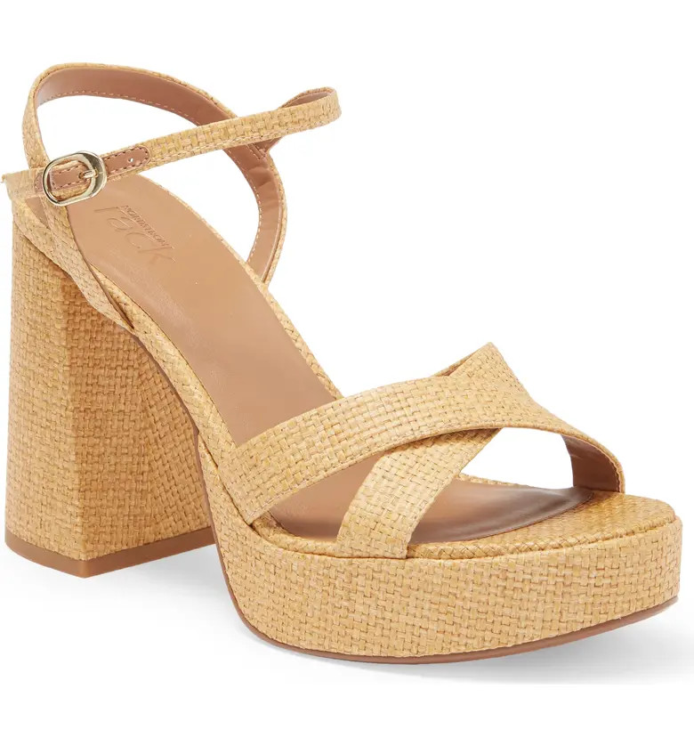 Camila Block Heel Platform Sandal (Women) | Nordstrom Rack
