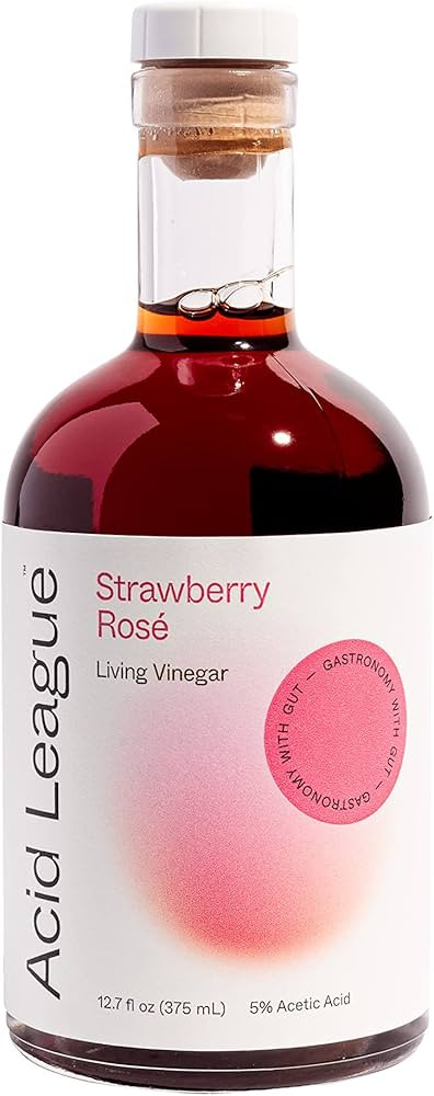 Acid League Strawberry Rosé Living Vinegar, 12.7 Fl Oz | Amazon (US)