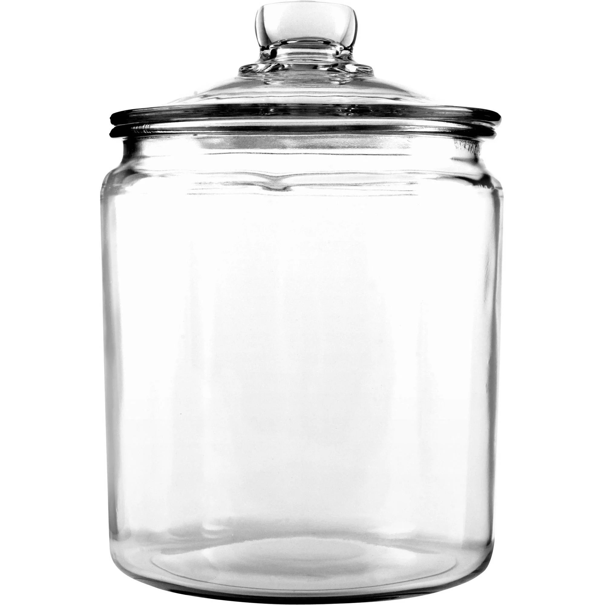 Anchor Hocking Glass 1/2 Gallon Glass Heritage Hill Jar with Lid, 2 Piece - Walmart.com | Walmart (US)