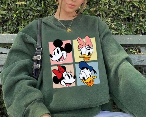 Mickey Minnie Donald Daisy Friends Sweatshirt Disney Friends | Etsy | Etsy (US)