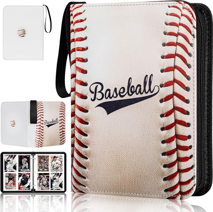 Baseball Card Binder,2024-2025 Sports Trading Card with Sleeves Holder Album,440 Pockets Baseball... | Amazon (US)