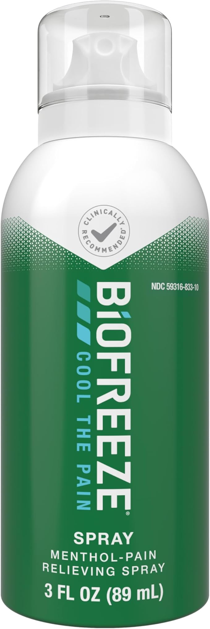 Biofreeze Menthol Spray 3 FL OZ Colorless Aerosol Spray Associated with Sore Muscles, Arthritis, ... | Amazon (US)