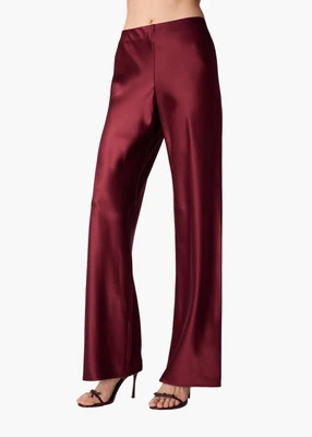 Bristol Mid Rise Pant Deep Plum | CAMI NYC