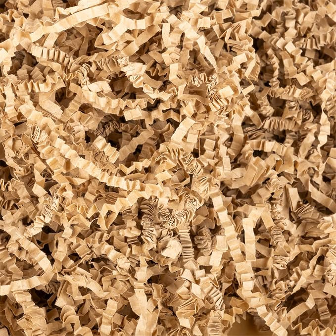 2.2 LB Kraft Shredded Paper for Gift Baskets, Effective Crinkle Paper and Basket Filler, Ideal fo... | Amazon (US)