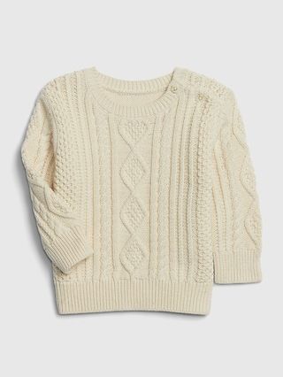 Baby Cable Knit Sweater | Gap (US)