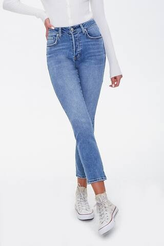 The Westwood Button-Fly Mom Jeans | Forever 21 (US)