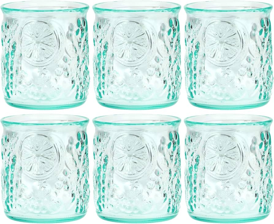 Amici Home Frutta DOF Glass | 12 Oz | Italian Made, Recycled Green Glass | Drinking Glass for Whi... | Amazon (US)