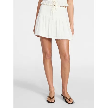No Boundaries Peplum Mini Skirt Women’s XXS-XXL | Walmart (US)