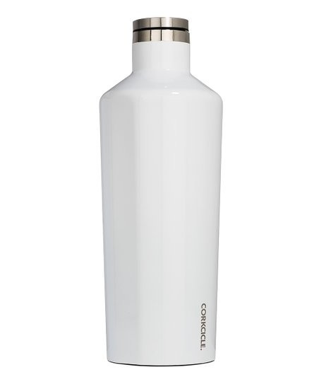 Gloss White 60-Oz. Stainless Steel Water Bottle | Zulily