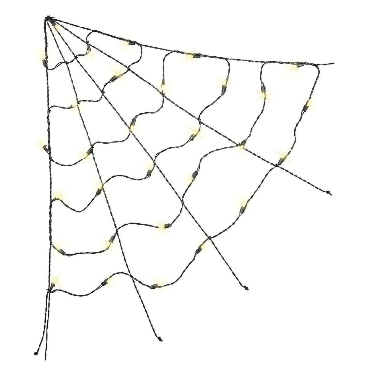 Halloween Set of 2 30-Count Indoor Outdoor Spider Web Incandescent Lights, Clear, Way to Celebrat... | Walmart (US)