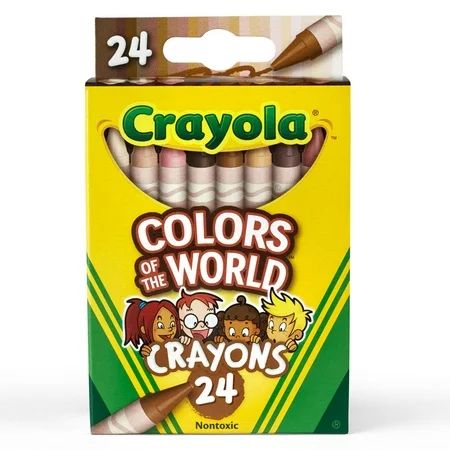Colors of the World Crayons, 24 Colors | Walmart (US)