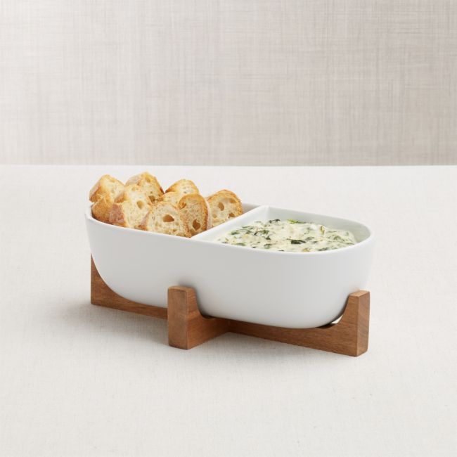 Oven-to-Table Two-Part Dish with Trivet | Crate & Barrel