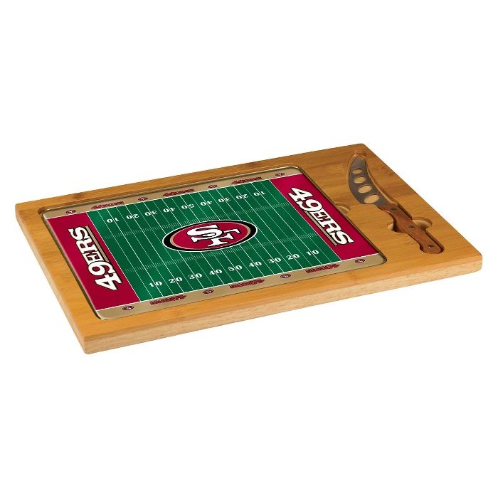 Picnic Time NFL Team Icon Cutting Board Tray and Knife Set | Target