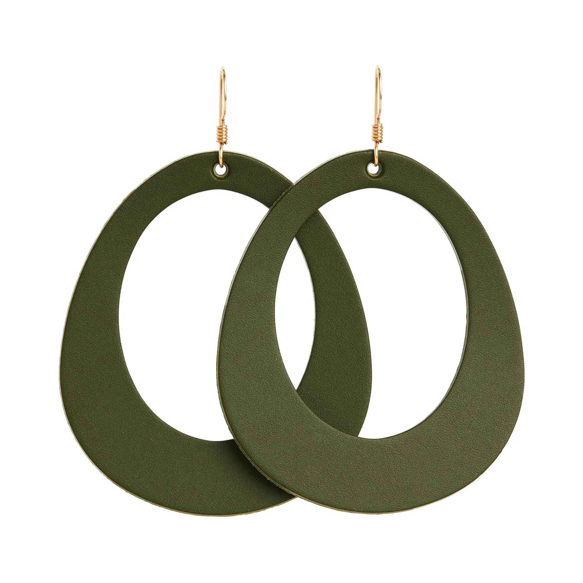 Basil Willows | Nickel and Suede