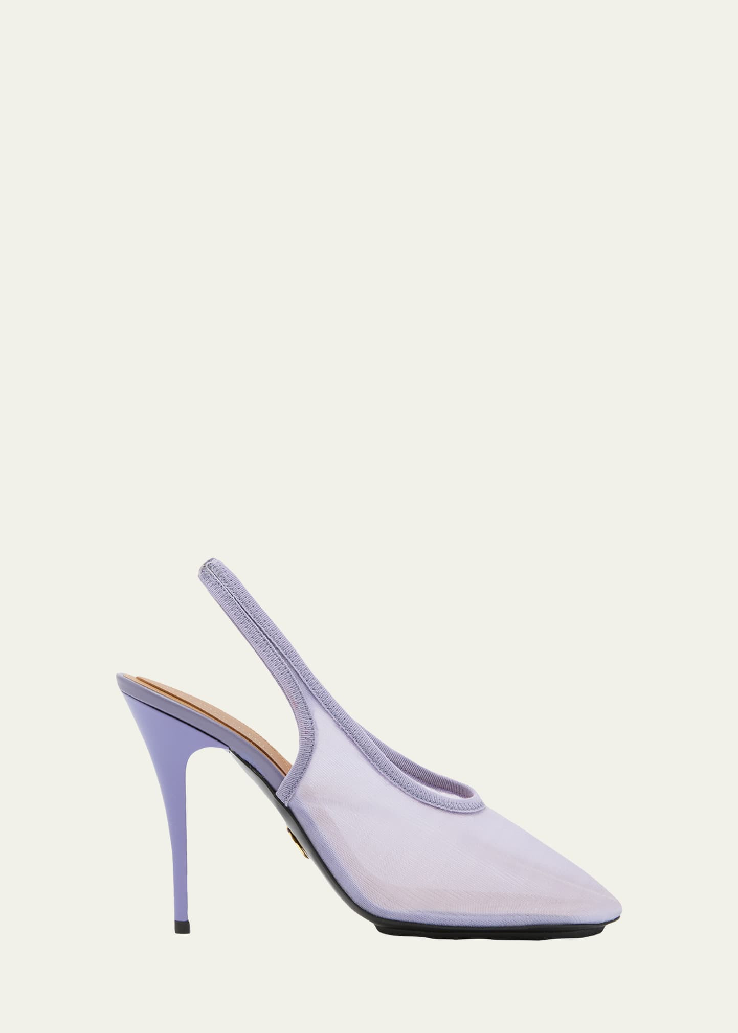 Stella McCartney 103mm Mesh Slingback Pumps | Bergdorf Goodman