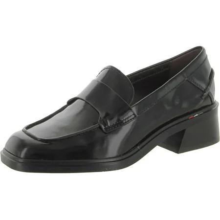 Franco Sarto Women s Gabriella Round Toe Loafer Black Leather 6M | Walmart (US)