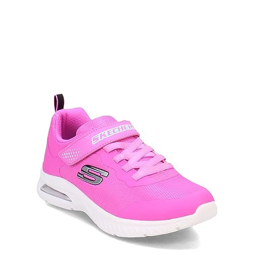 Skechers Kids Girls Microspec Max Plus - Subtle S Sneaker, Hot Pink, 1.5 Little Kid | Amazon (US)