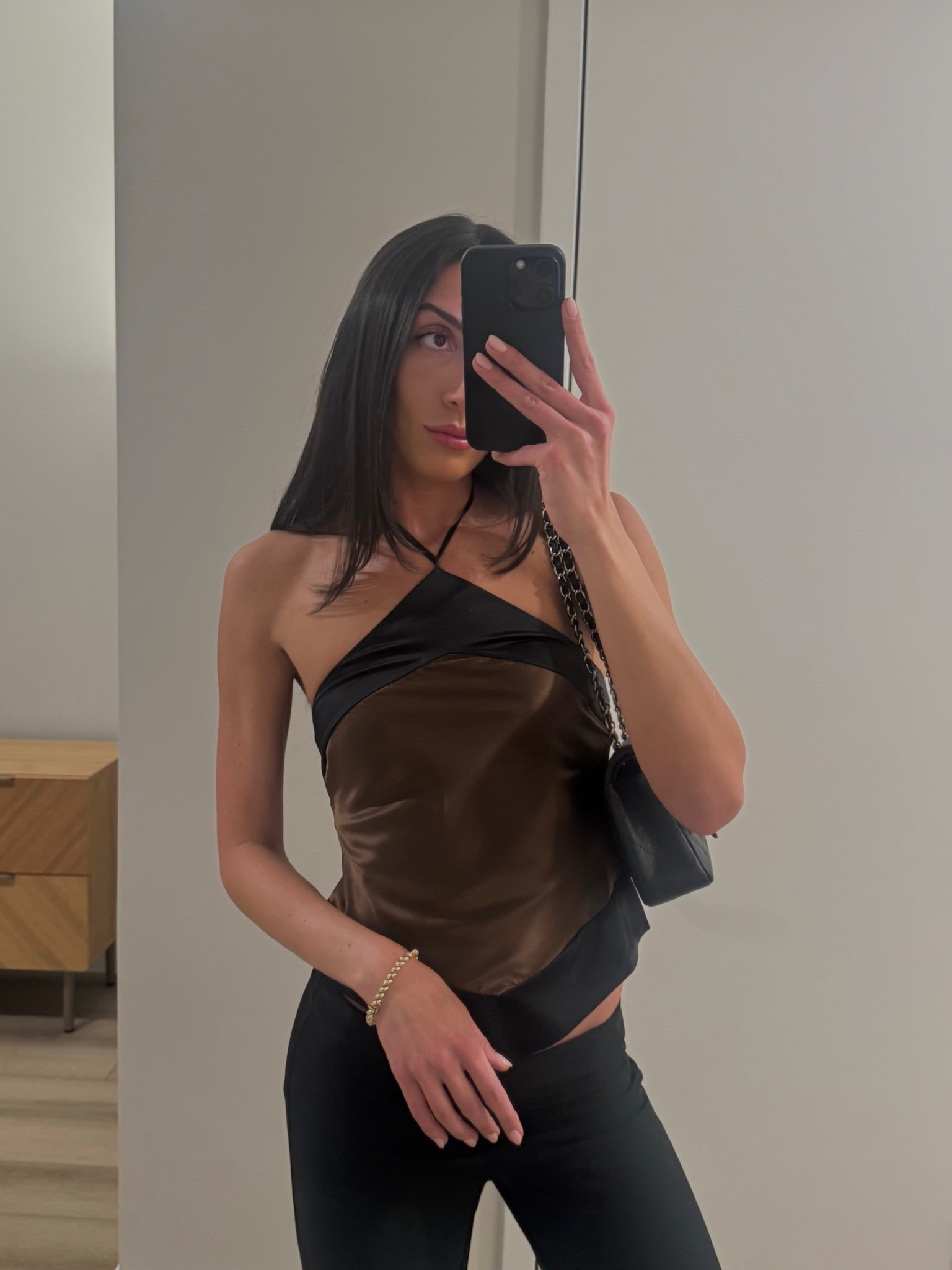 Loves a halter top moment 