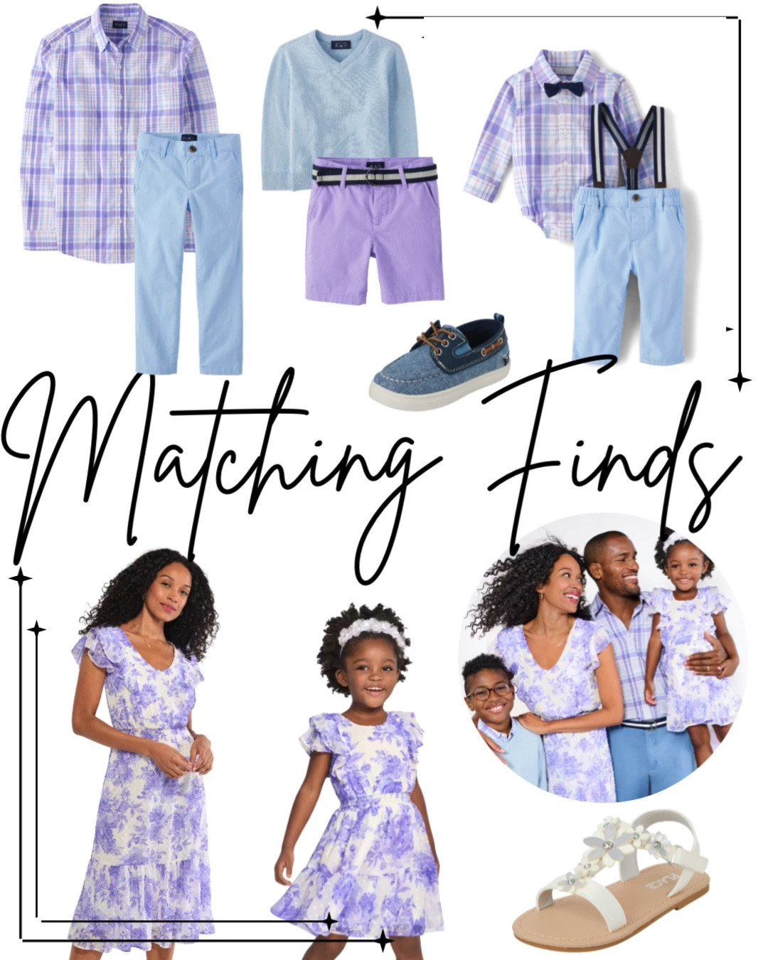 The lilac and baby blue for Easter! I can get down with this. What do you think of this look? I love that these can also pair nicely with other closet items and events. 

#LTKFinds #LTKKids #LTKMatching #LTKOutfits

#LTKSpringSale
Spring outfitt

#LTKfamily #LTKsalealert