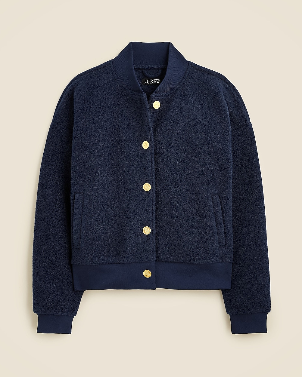 Bouclé flight jacket | J. Crew US
