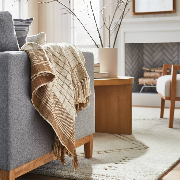 Woven Cotton Plaid Throw Blanket - Threshold™ designed with Studio McGee | Target