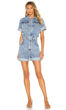 AGOLDE Zora Romper in Rio from Revolve.com | Revolve Clothing (Global)