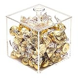 Clear Tek Clear Acrylic Small Candy Container - Display Box - 4" x 4" x 4" - 1 count box - Restauran | Amazon (US)