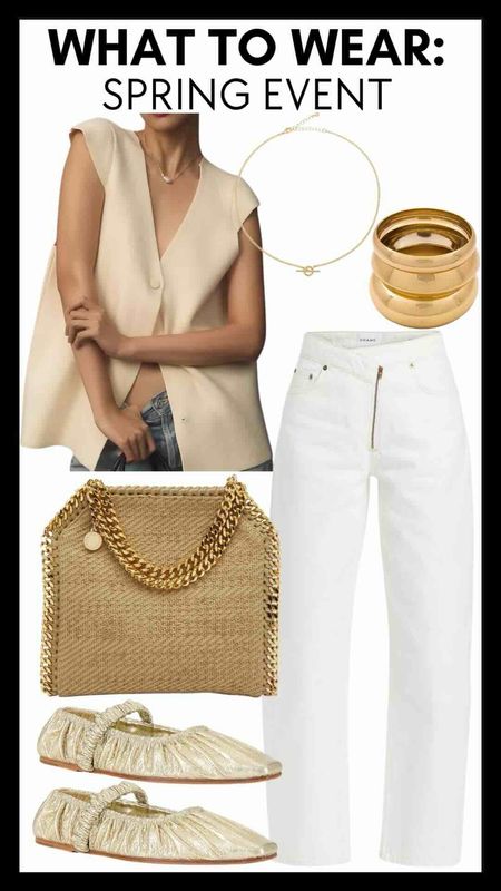 How to style white jeans for a spring event 🤍🤍

#LTKshoecrush #LTKstyletip #LTKparties