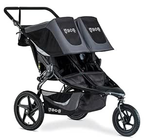 BOB Gear Revolution Flex 3.0 Duallie Double Jogging Stroller, Graphite Black | Amazon (US)