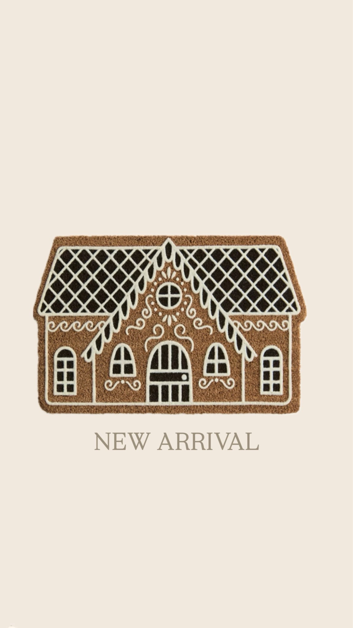 Gingerbread house door mat 

#LTKwinter #LTKhome #LTKuk