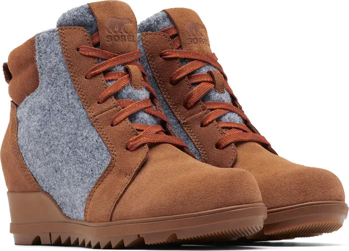 Evie Lace-Up Wedge Bootie (Women) | Nordstrom Rack