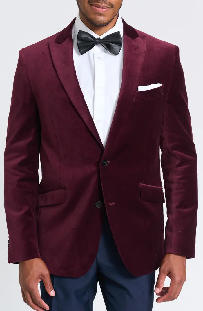 SAVILE ROW Velvet Blazer | Nordstrom Rack