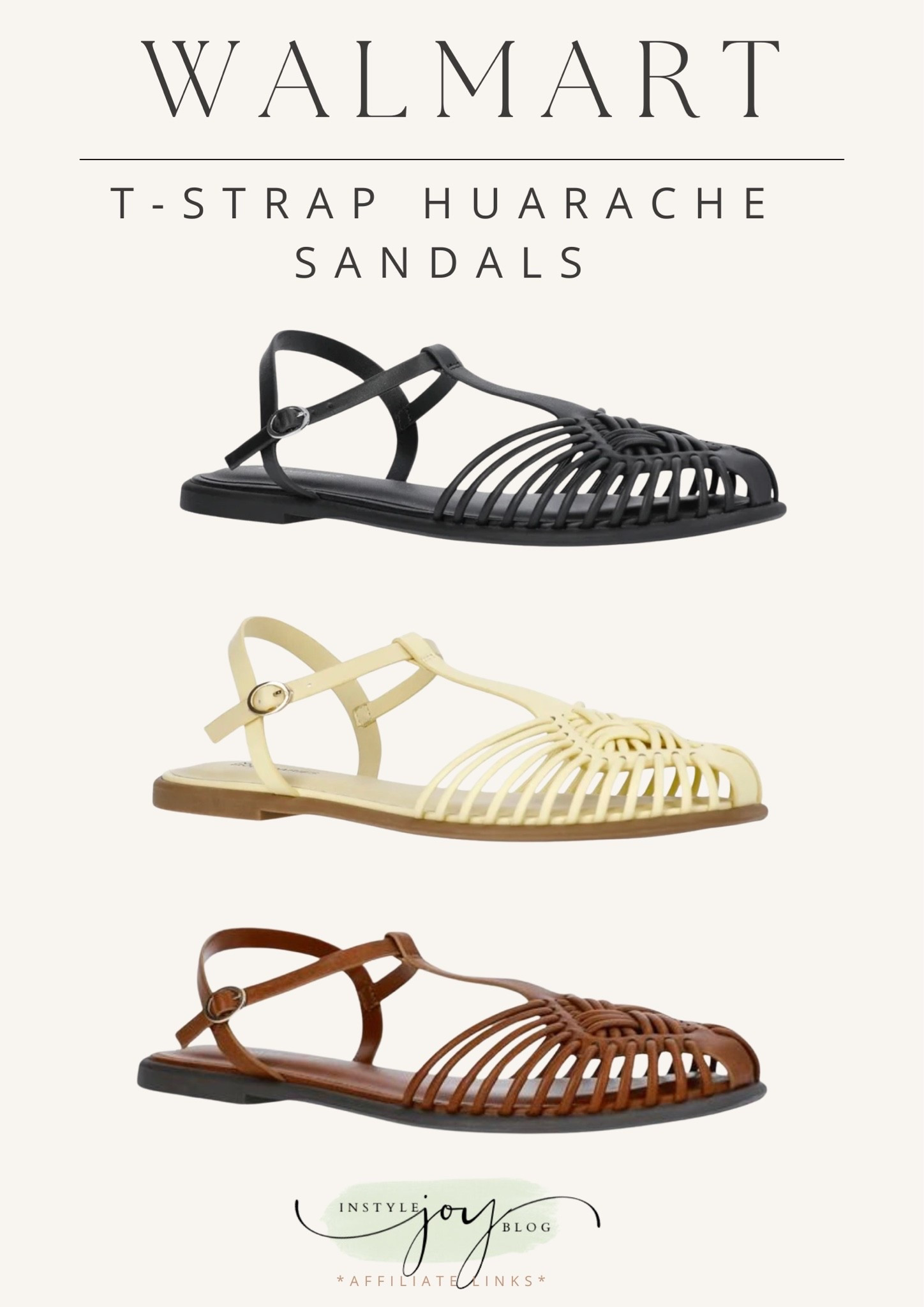 Walmart No Boundaries T-Strap Huarache Sandals, Women's

#LTKSeasonal #LTKootd #LTKTravel