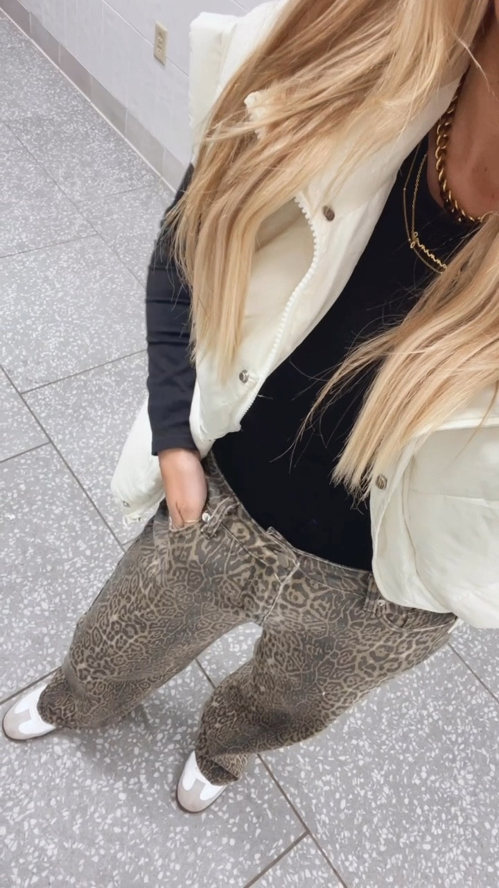 Leopard pants fit tts. Skims looks for less long sleeve top and free people looks for less vest all fit tts, wear M. Winter fashion. Sweater. Turtleneck. Amazon. Com Almaty. Target. Travel outfit. Ski outfit. Winter. Sweater. Holiday outfit. Daily deal. End of season sale. Leggings. End of year sale. Lululemon sale. Workout. Amazon. Athleisure, leggings. Fitness. Workout shorts 





#LTKActive #LTKWorkwear #LTKSaleAlert