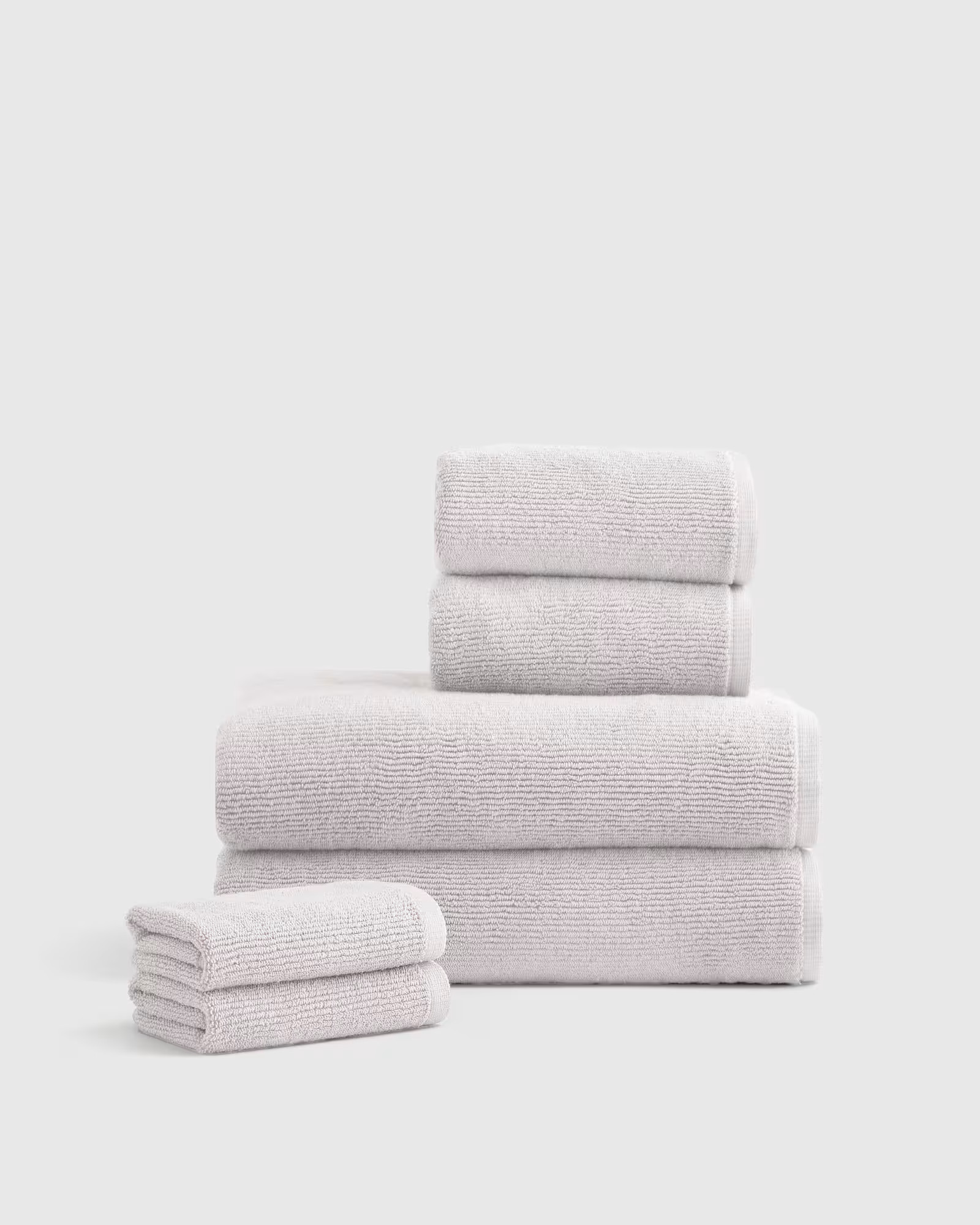 Turkish Ribbed Quick Dry Bath Towel Bundle | Quince