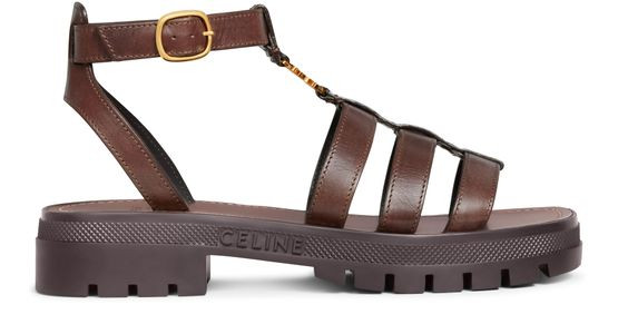Sandales gladiateur en cuir de veau Clea Triomphe - CELINE | 24S (APAC/EU)