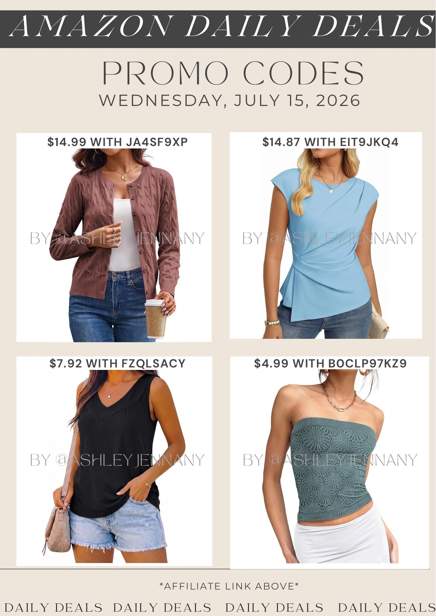 Amazon deals

#LTKSaleAlert #LTKMidsize #LTKootd