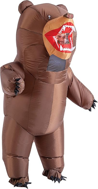 Amazon.com: Spooktacular Creations Inflatable Costume Full Body Bear Air Blow-up Deluxe Halloween... | Amazon (US)
