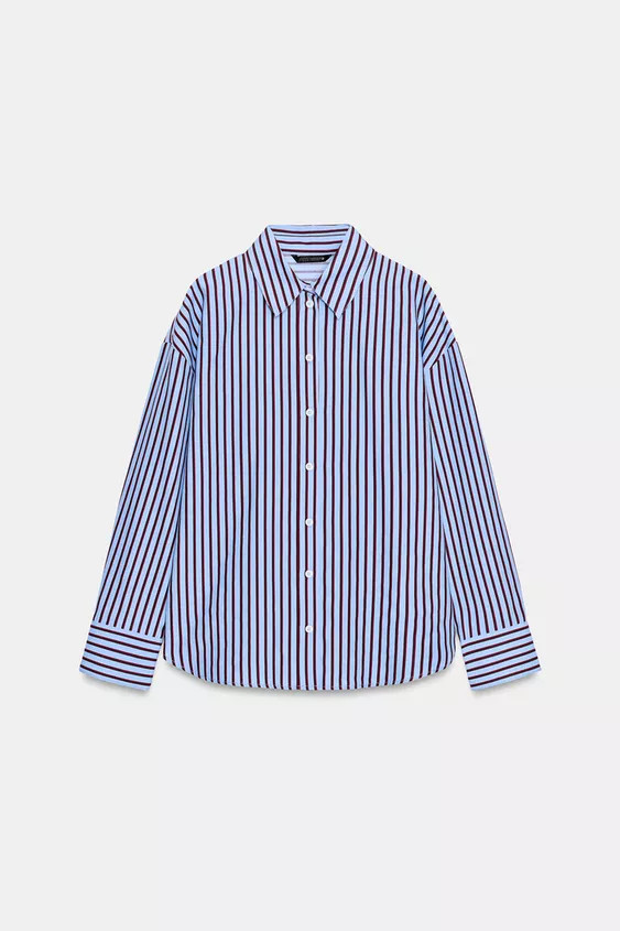 STRIPED OXFORD SHIRT | Zara US