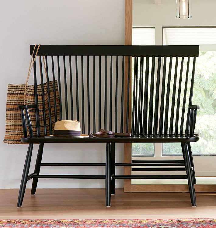 High Back Dining Bench | Rejuvenation