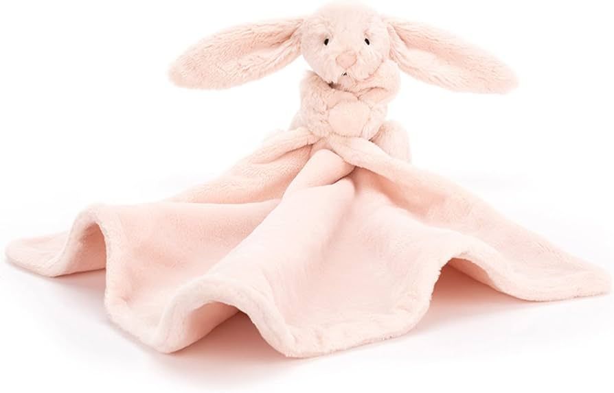 Jellycat Bashful Blush Bunny Soother Baby Stuffed Animal Security Blanket | Amazon (US)