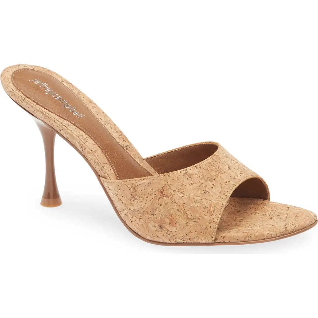 Jeffrey Campbell Agent Slide Sandal in Cork at Nordstrom, Size 9.5 | Nordstrom
