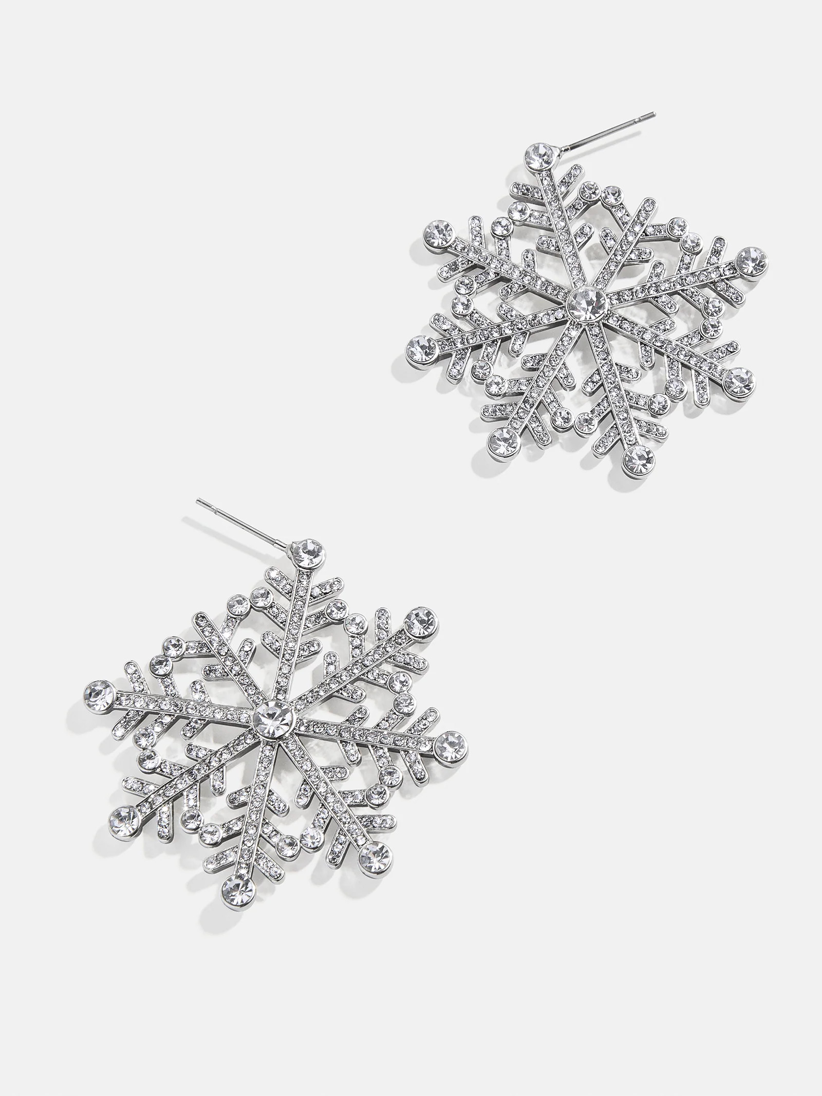 Snow What You Got Earrings - Silver | BaubleBar (US)