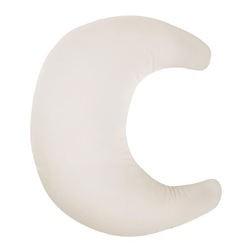 snuggle me Organic Nursing Pillow (New 2025 Design) | Bottle & Breastfeeding Pillow with Organic Cotton Cover & Fiberfill, Machine Washable Feeding Pillow, Newborn Essentials Must Haves (Natural) - v2 | Amazon (US)