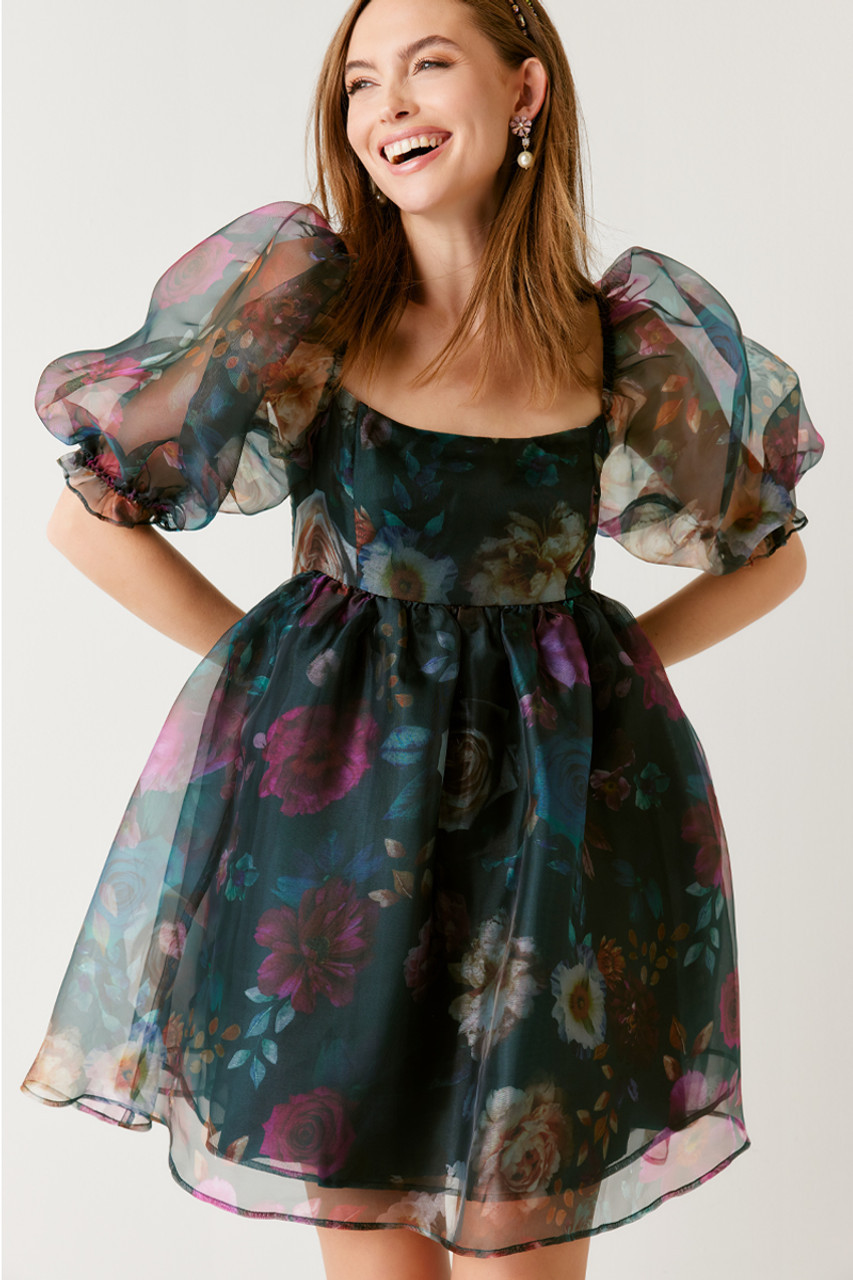 Alana Floral Babydoll Mini Dress | Francesca's