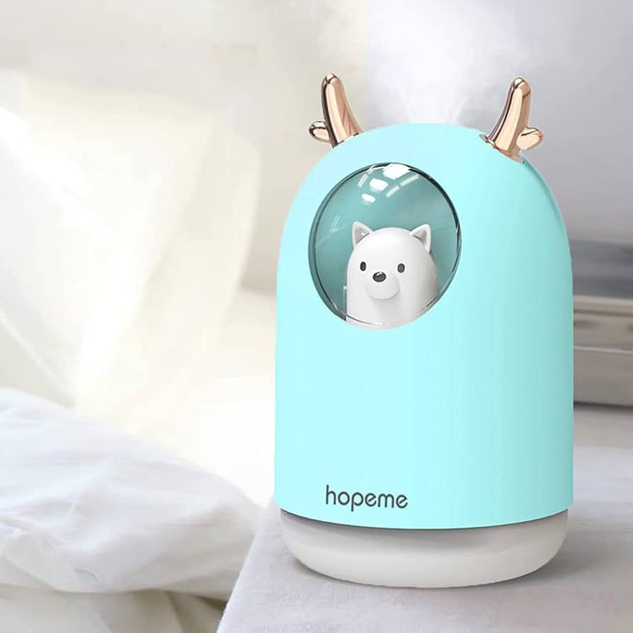 HOPEME Cool Mist USB Humidifier with Adjustable Mist Mode, 300ml Water Tank Lasts Up to 10 Hours,... | Amazon (US)