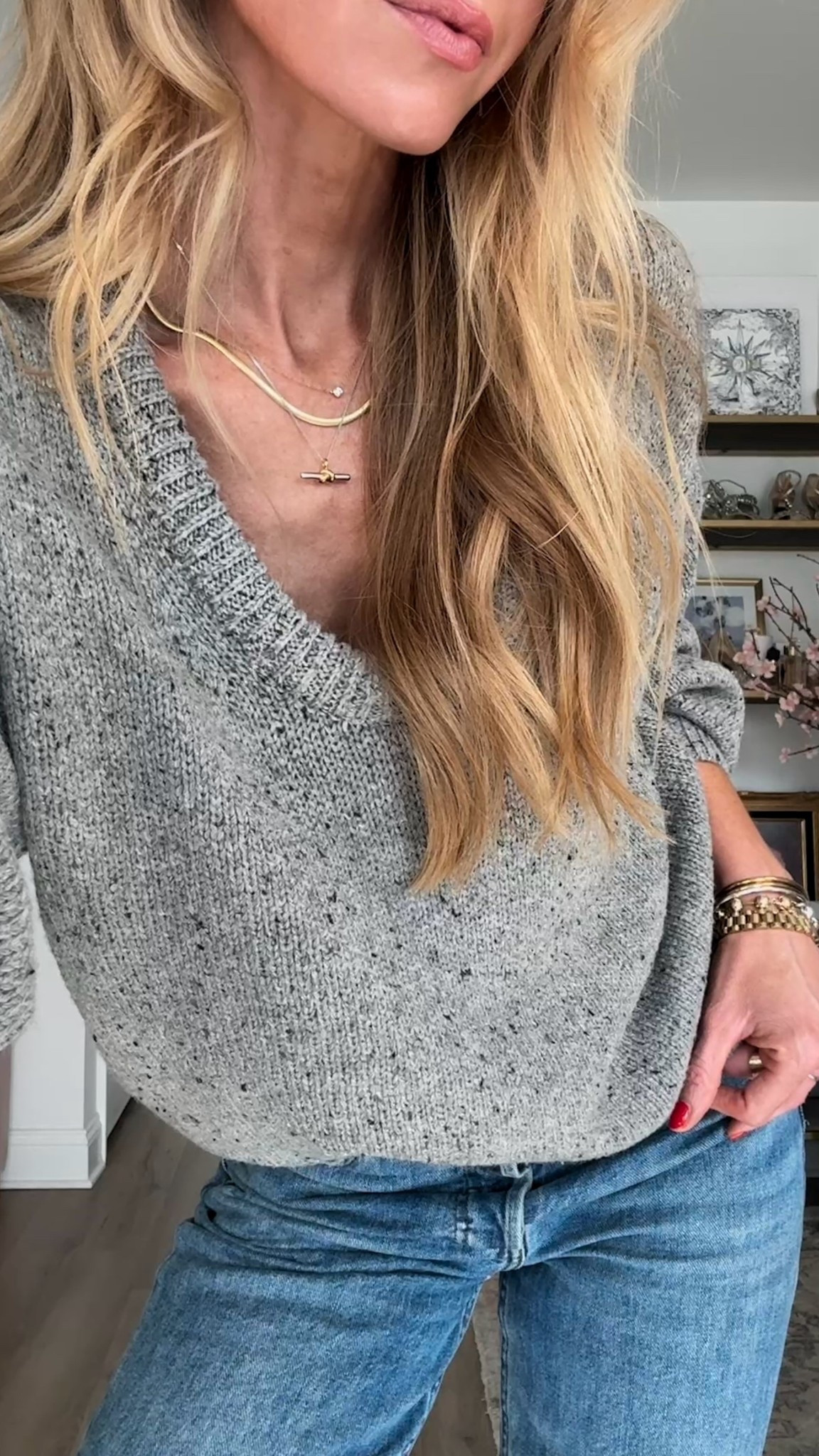 Sweater + denim combo  

#LTKgrwm #LTKSeasonal #LTKootd