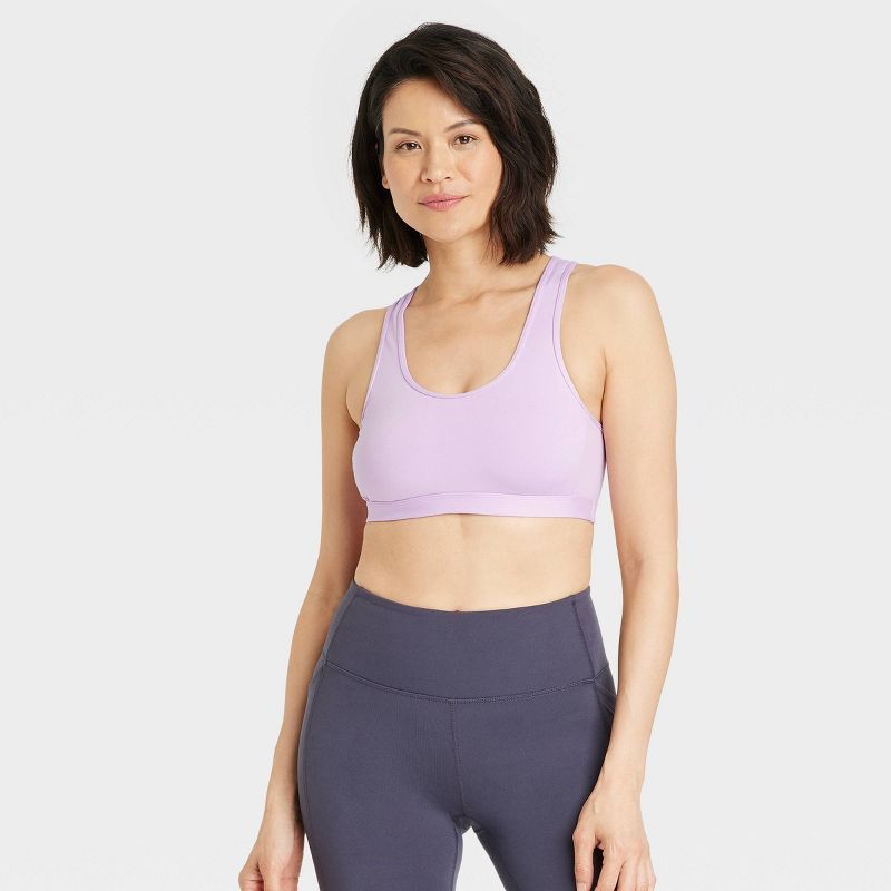 Women's Light Support Simplicity Mesh Sports Bra - All in Motion™ | Target