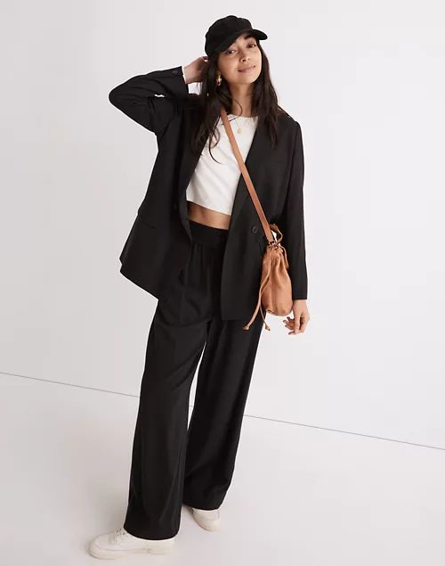 Drapeweave Caldwell Double-Breasted Blazer | Madewell